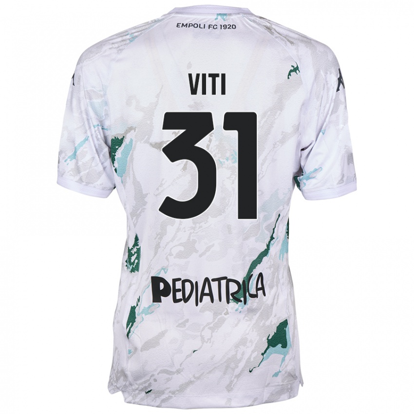 Herren Vittorio Viti #31 Grau Auswärtstrikot Trikot 2024/25 T-Shirt