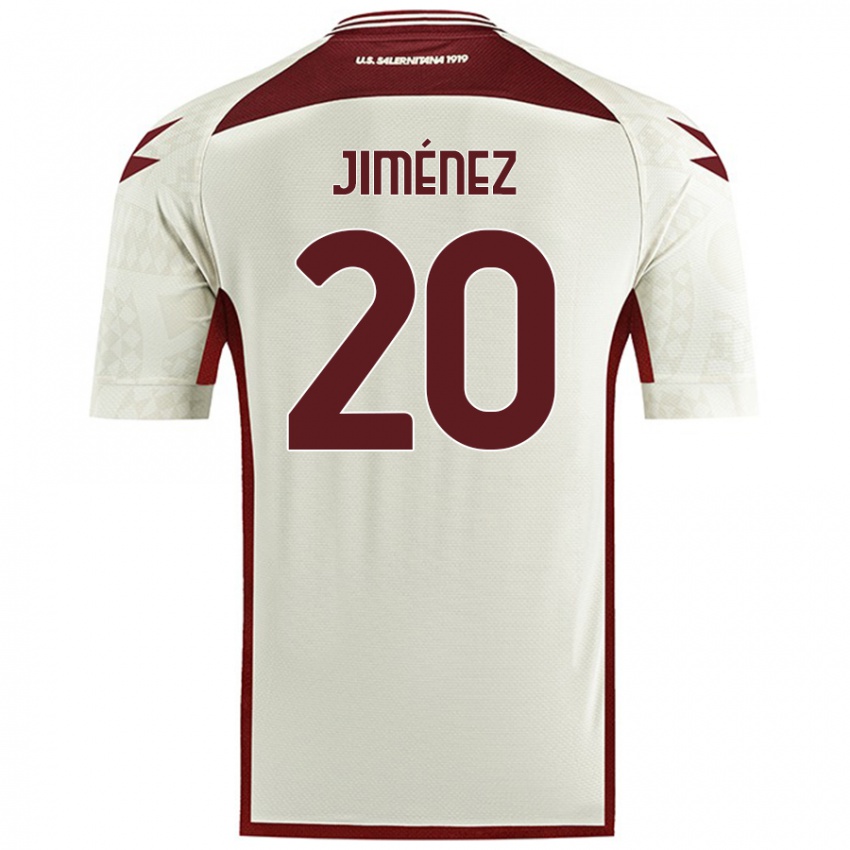 Herren Kaleb Jiménez #20 Cremefarben Auswärtstrikot Trikot 2024/25 T-Shirt