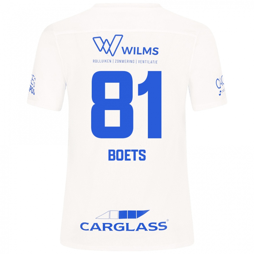 Herren Keo Boets #81 Weiß Auswärtstrikot Trikot 2024/25 T-Shirt