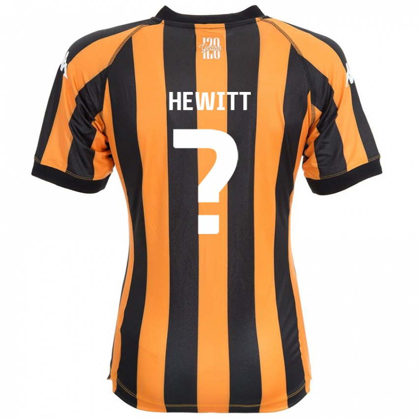 Damen Stan Hewitt #0 Schwarz Bernstein Heimtrikot Trikot 2024/25 T-Shirt