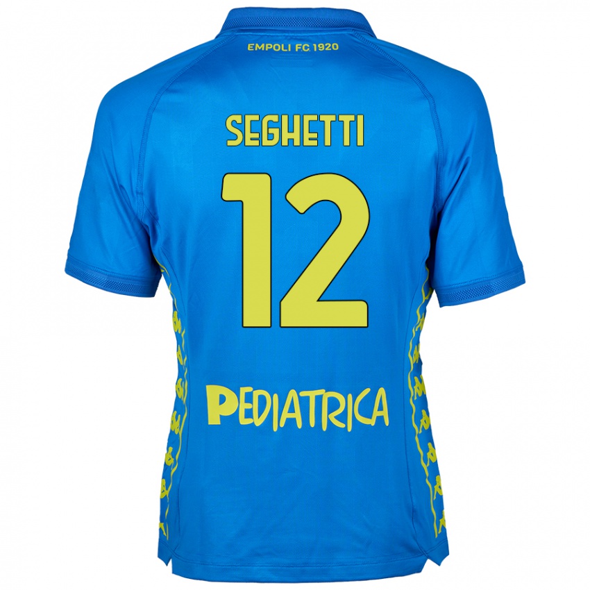 Damen Jacopo Seghetti #12 Blau Heimtrikot Trikot 2024/25 T-Shirt