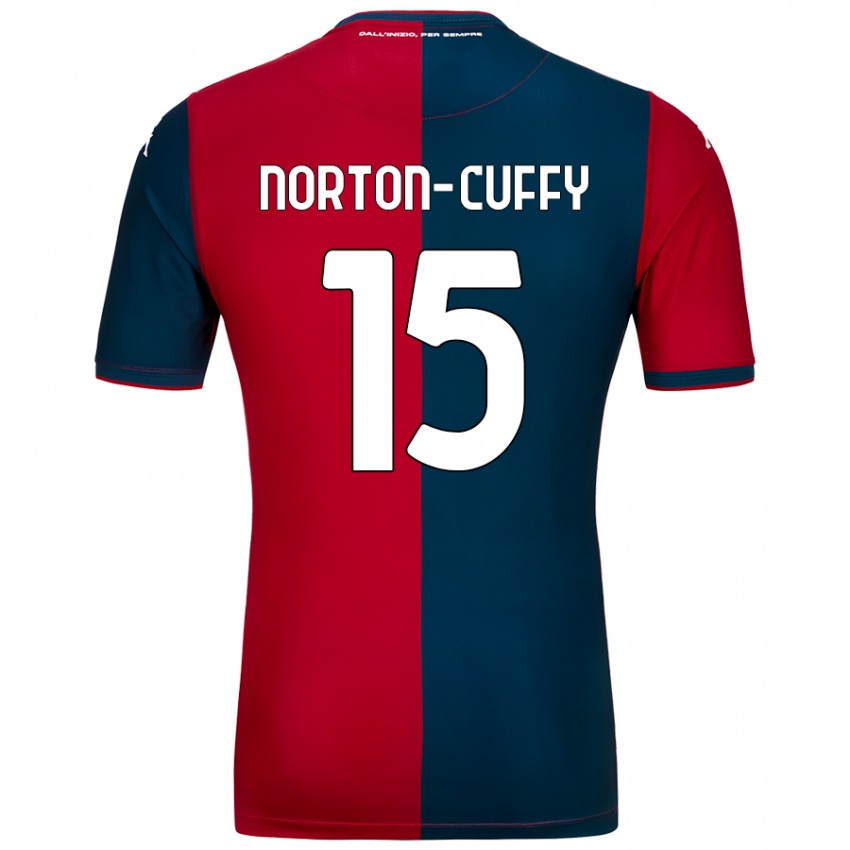 Damen Brooke Norton-Cuffy #15 Rot Dunkelblau Heimtrikot Trikot 2024/25 T-Shirt