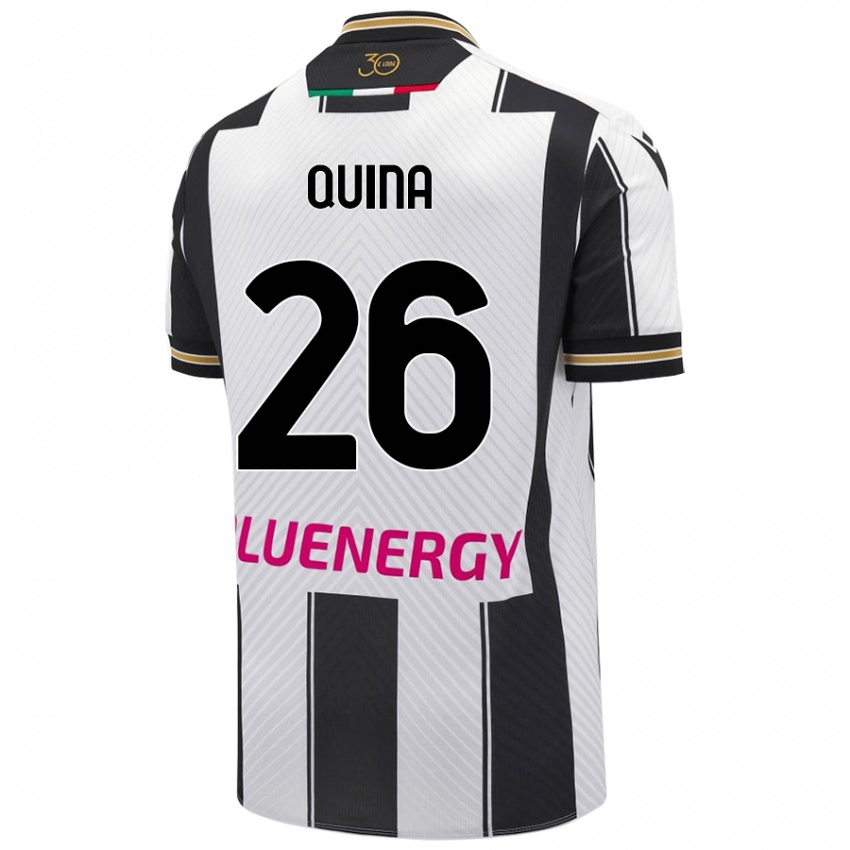 Damen Domingos Quina #26 Weiß Schwarz Heimtrikot Trikot 2024/25 T-Shirt