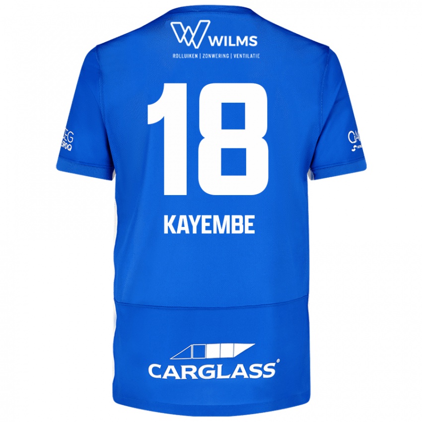 Damen Joris Kayembe #18 Blau Heimtrikot Trikot 2024/25 T-Shirt