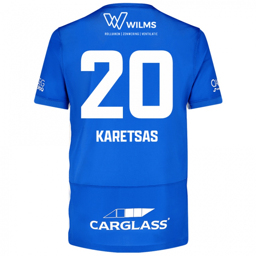 Damen Konstantinos Karetsas #20 Blau Heimtrikot Trikot 2024/25 T-Shirt