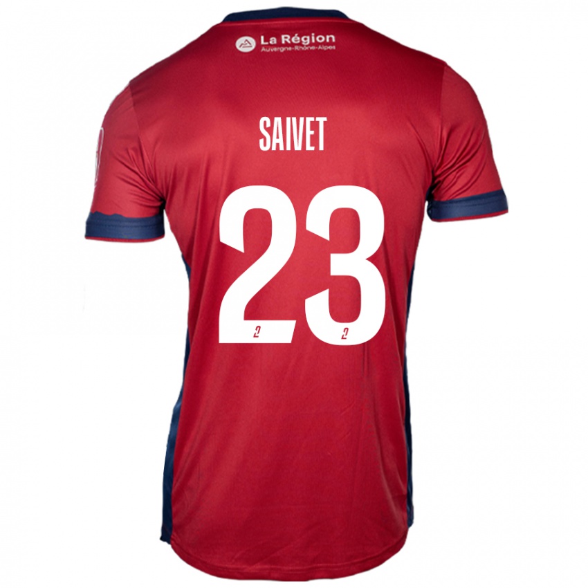 Damen Henri Saivet #23 Hellburgunderrot Heimtrikot Trikot 2024/25 T-Shirt