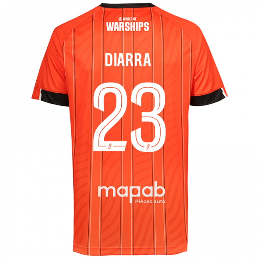 Damen Stéphane Diarra #23 Orange Heimtrikot Trikot 2024/25 T-Shirt