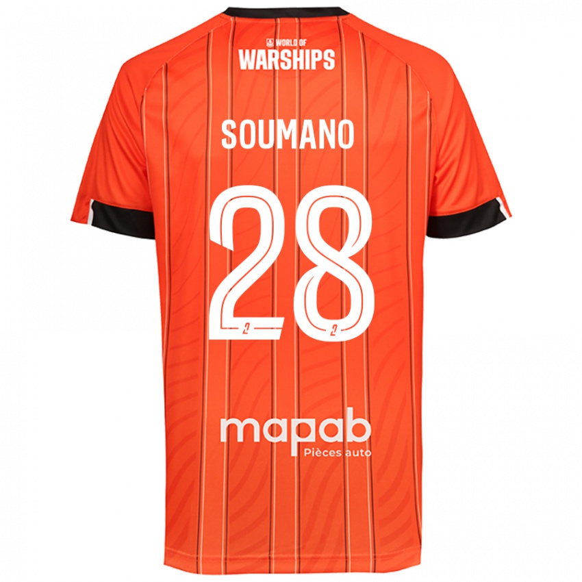 Damen Sambou Soumano #28 Orange Heimtrikot Trikot 2024/25 T-Shirt