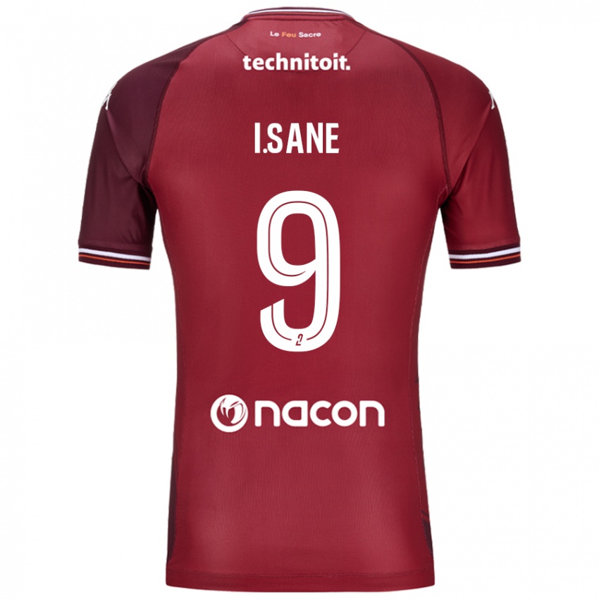 Damen Ibou Sané #9 Rot Granata Heimtrikot Trikot 2024/25 T-Shirt