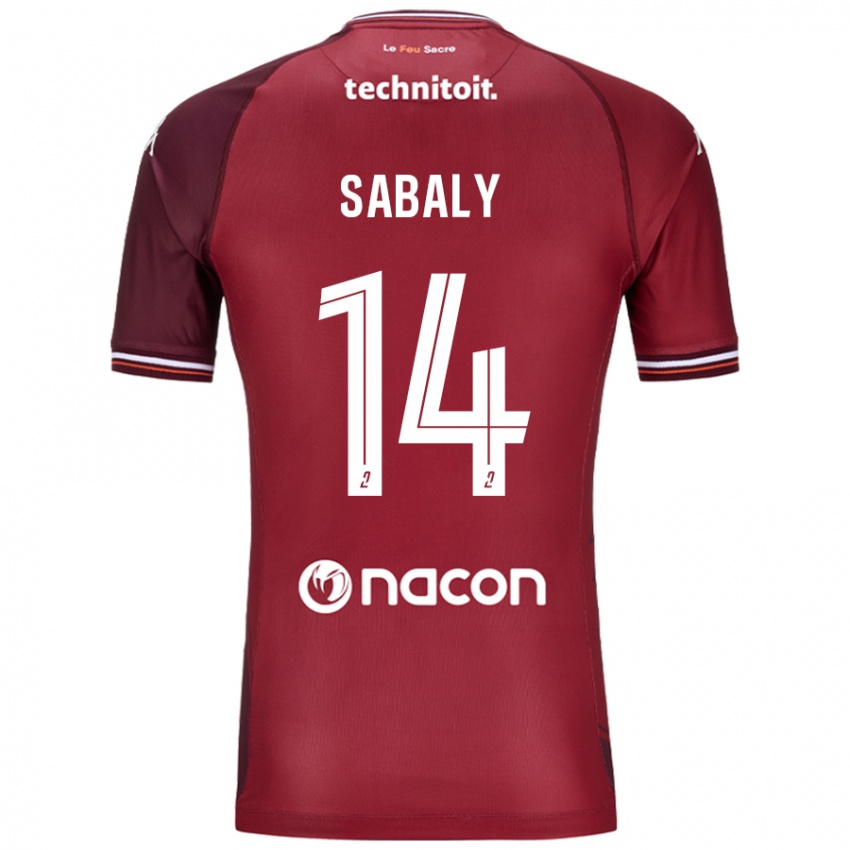 Damen Cheikh Sabaly #14 Rot Granata Heimtrikot Trikot 2024/25 T-Shirt