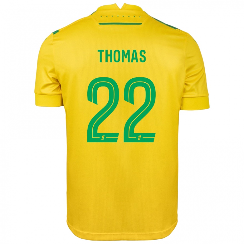 Damen Sorba Thomas #22 Gelb Grün Heimtrikot Trikot 2024/25 T-Shirt