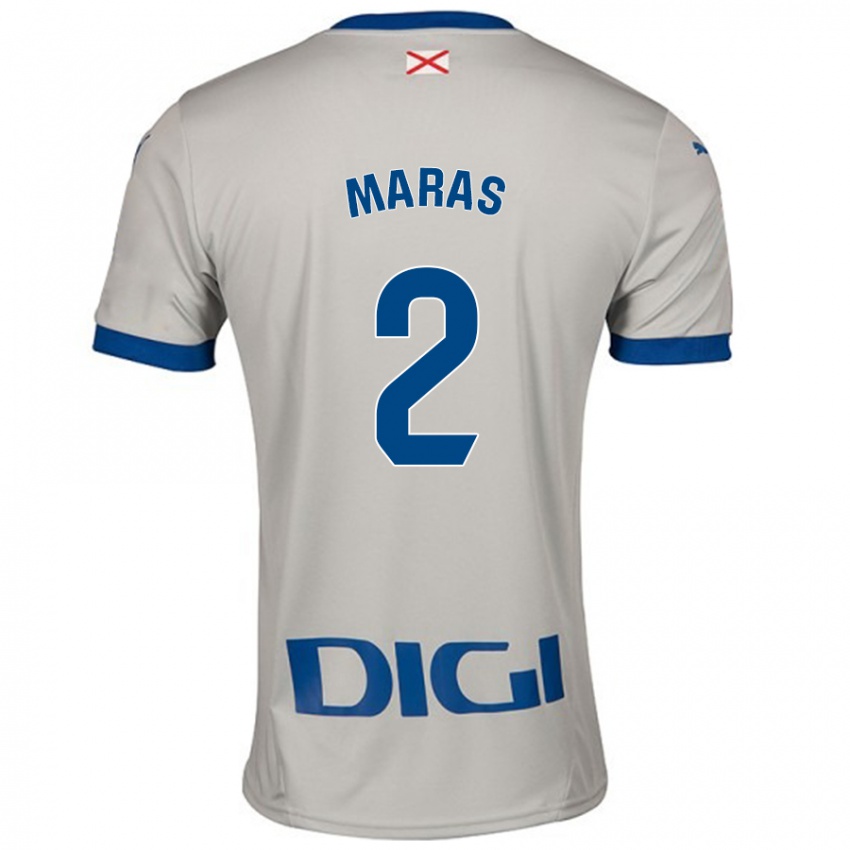 Damen Nikola Maras #2 Hellgrau Auswärtstrikot Trikot 2024/25 T-Shirt