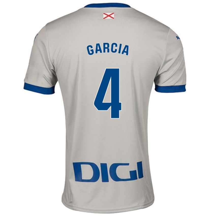 Damen Pichi García #4 Hellgrau Auswärtstrikot Trikot 2024/25 T-Shirt