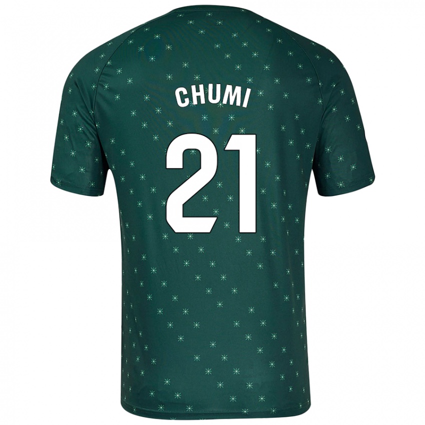 Damen Chumi #21 Dunkelgrün Auswärtstrikot Trikot 2024/25 T-Shirt