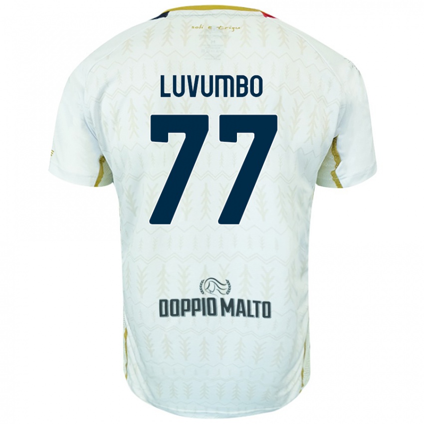 Damen Zito Luvumbo #77 Weiß Auswärtstrikot Trikot 2024/25 T-Shirt