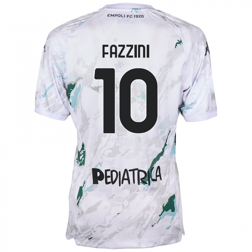 Damen Jacopo Fazzini #10 Grau Auswärtstrikot Trikot 2024/25 T-Shirt