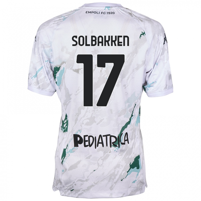 Damen Ola Solbakken #17 Grau Auswärtstrikot Trikot 2024/25 T-Shirt