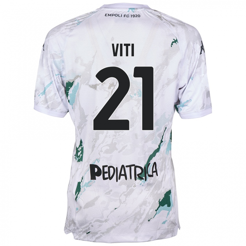 Damen Mattia Viti #21 Grau Auswärtstrikot Trikot 2024/25 T-Shirt