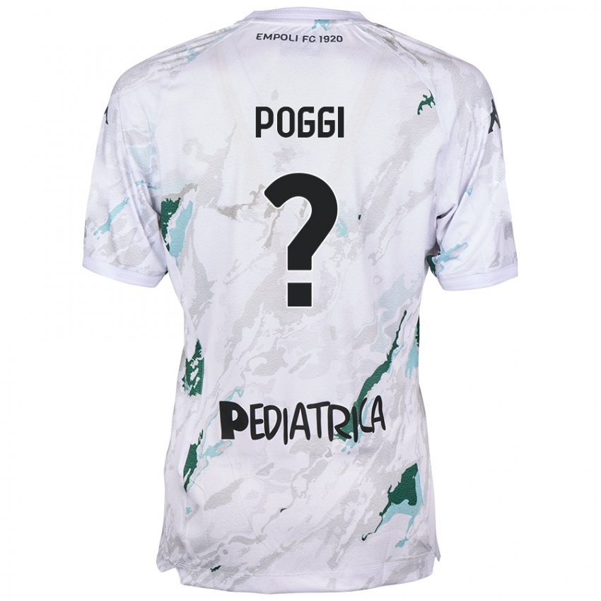 Damen Riccardo Poggi #0 Grau Auswärtstrikot Trikot 2024/25 T-Shirt