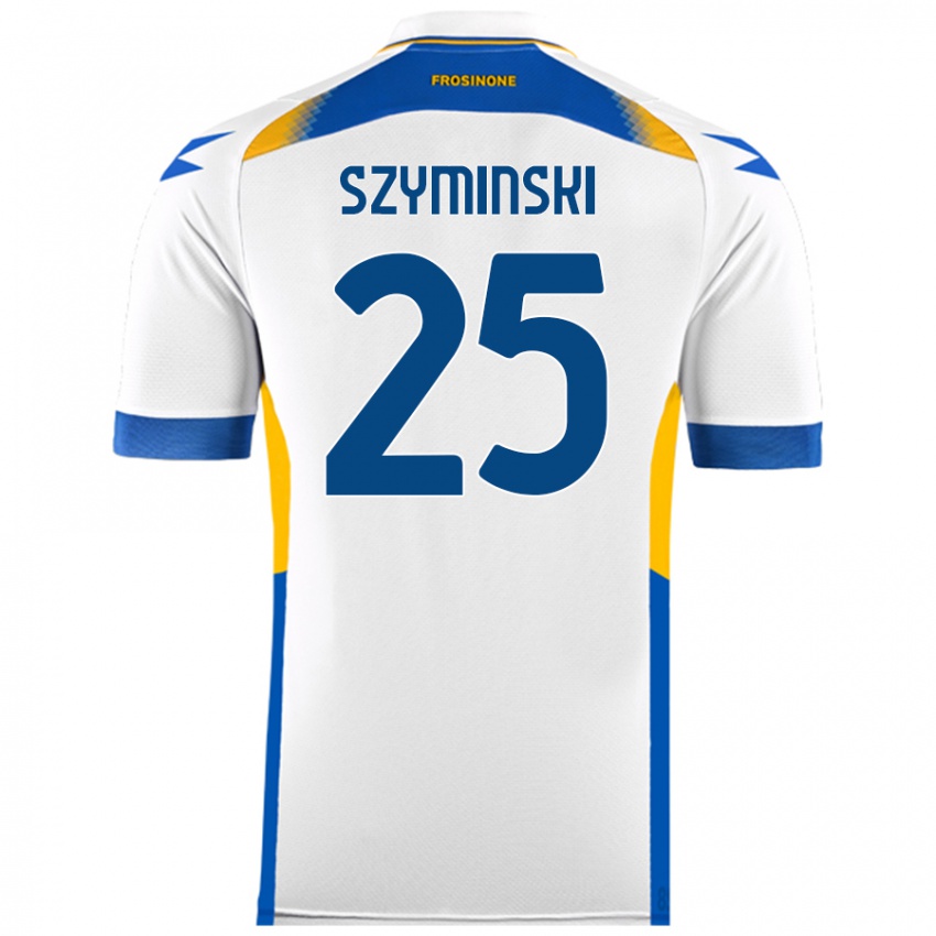 Damen Przemyslaw Szyminski #25 Weiß Auswärtstrikot Trikot 2024/25 T-Shirt