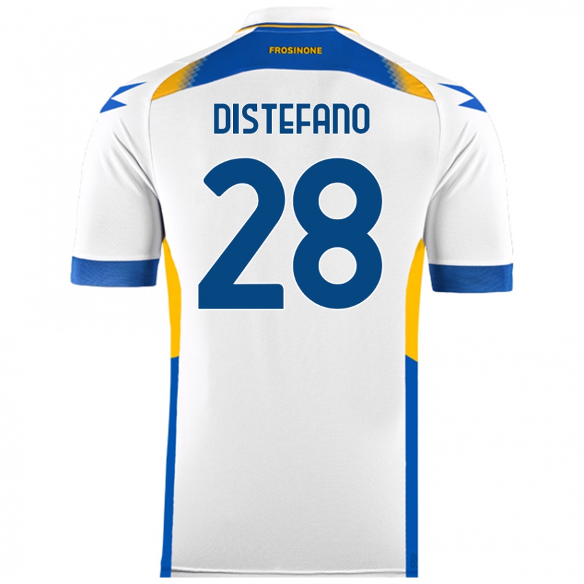 Damen Filippo Distefano #28 Weiß Auswärtstrikot Trikot 2024/25 T-Shirt