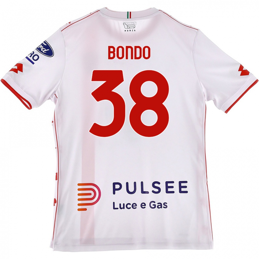 Damen Warren Bondo #38 Weiß Rot Auswärtstrikot Trikot 2024/25 T-Shirt