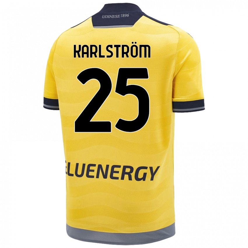 Damen Jesper Karlström #25 Golden Auswärtstrikot Trikot 2024/25 T-Shirt