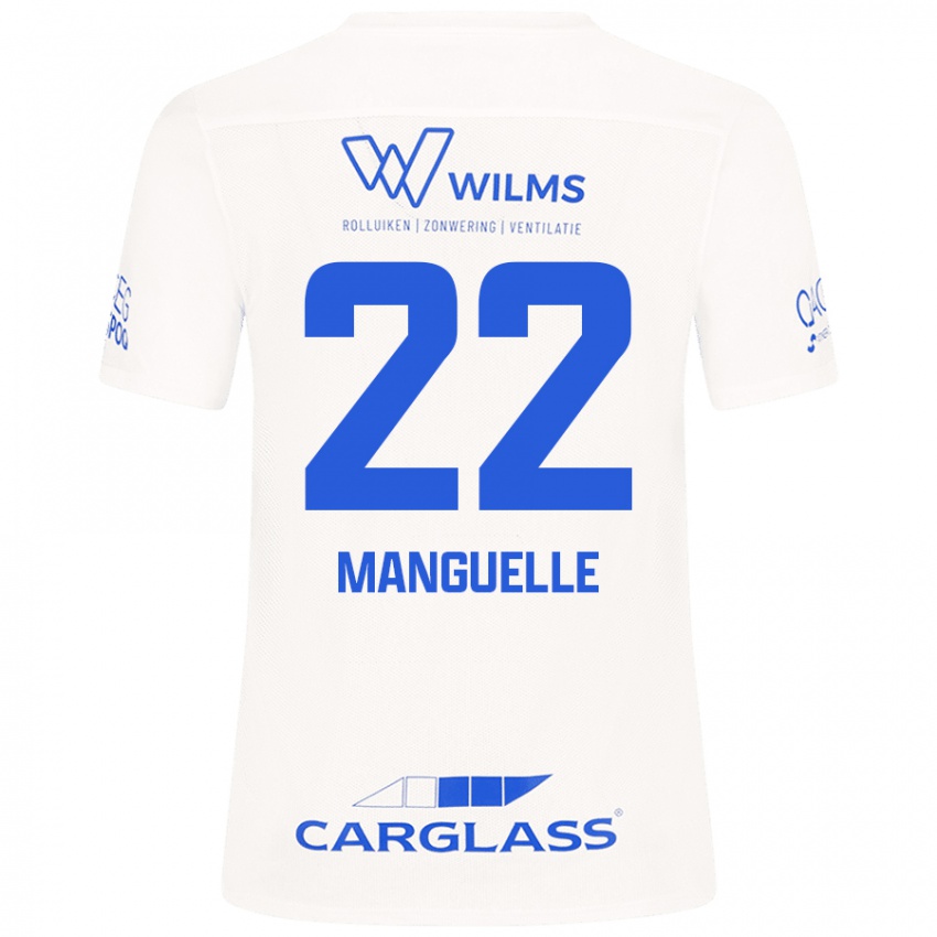 Damen Brad Manguelle #22 Weiß Auswärtstrikot Trikot 2024/25 T-Shirt