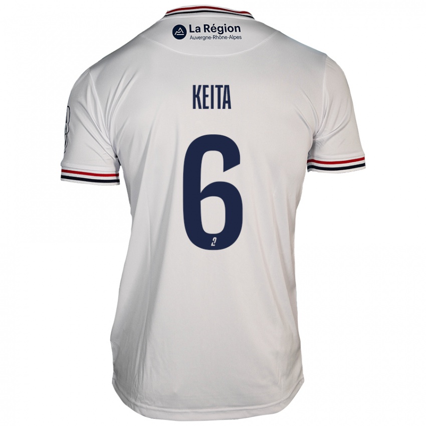 Damen Habib Keïta #6 Weiß Auswärtstrikot Trikot 2024/25 T-Shirt