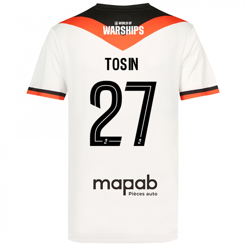 Damen Aiyegun Tosin #27 Weiß Auswärtstrikot Trikot 2024/25 T-Shirt