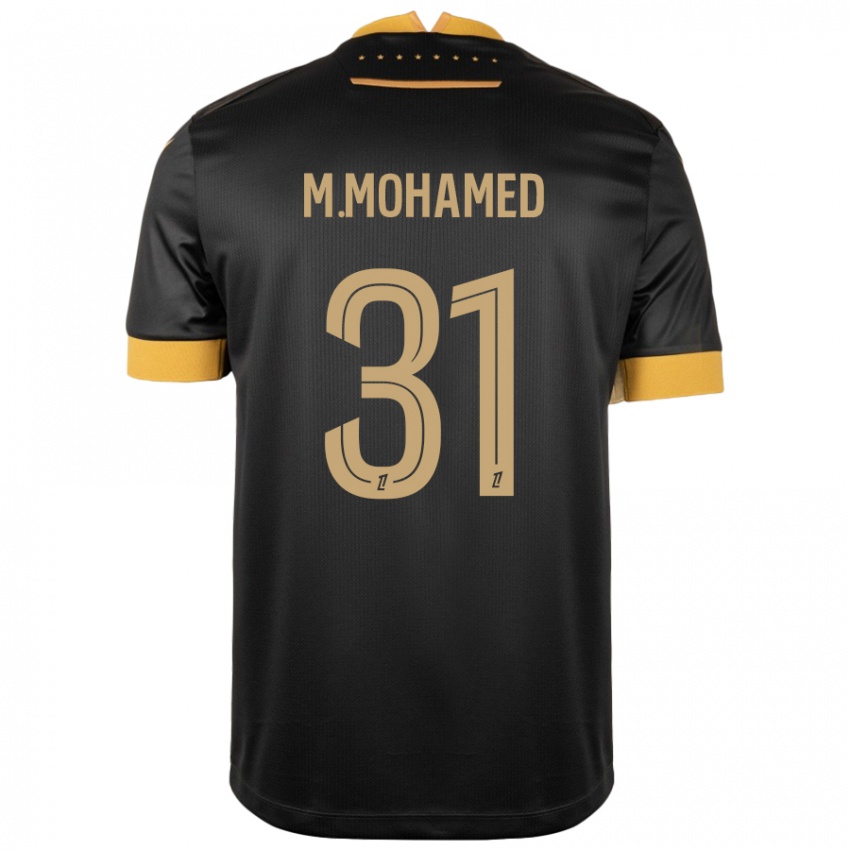 Damen Mostafa Mohamed #31 Schwarz Braun Auswärtstrikot Trikot 2024/25 T-Shirt