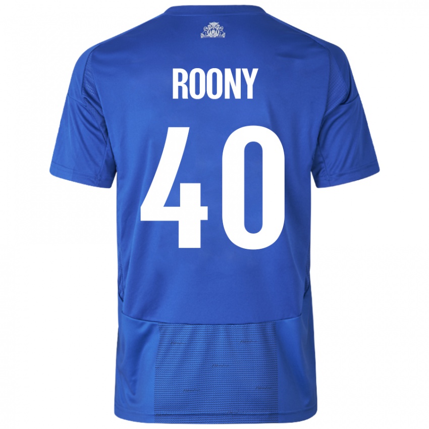 Damen Roony Bardghji #40 Weiß Blau Auswärtstrikot Trikot 2024/25 T-Shirt