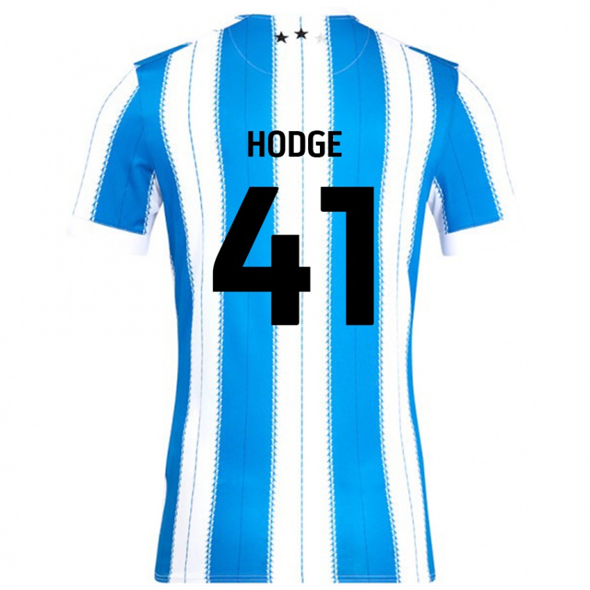 Herren Joe Hodge #41 Blau Weiß Heimtrikot Trikot 2024/25 T-Shirt