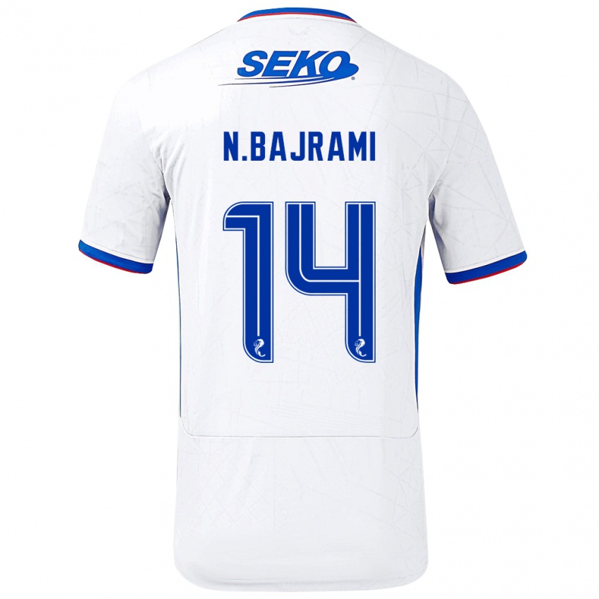 Herren Nedim Bajrami #14 Weiß Blau Auswärtstrikot Trikot 2024/25 T-Shirt