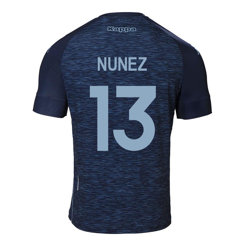 Damen Matias Nunez #13 Dunkelblau Auswärtstrikot Trikot 2021/22 T-shirt