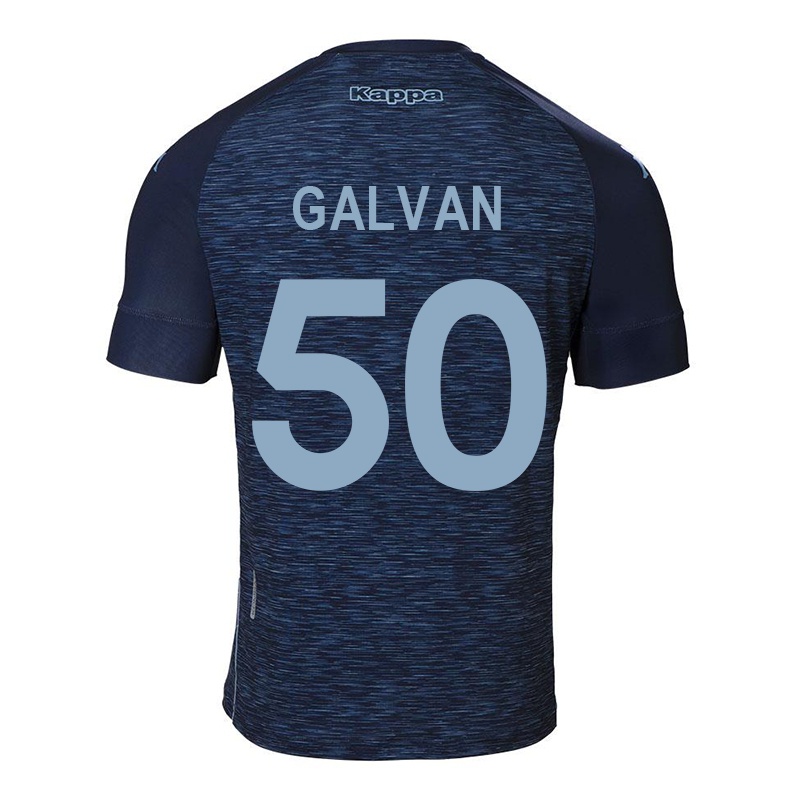Damen Ignacio Galvan #50 Dunkelblau Auswärtstrikot Trikot 2021/22 T-shirt