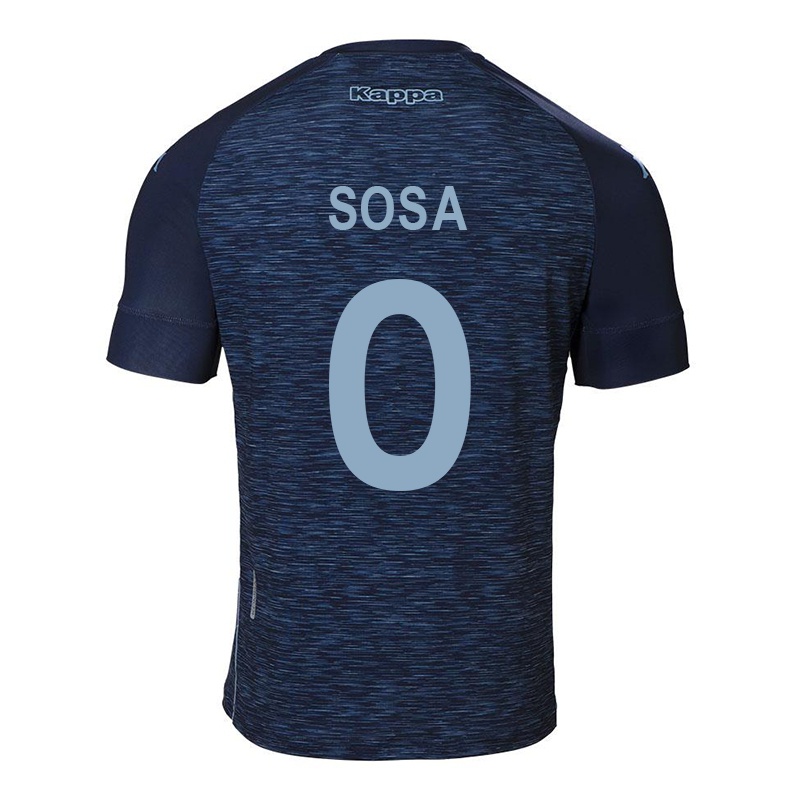 Damen Gonzalo Sosa #0 Dunkelblau Auswärtstrikot Trikot 2021/22 T-shirt