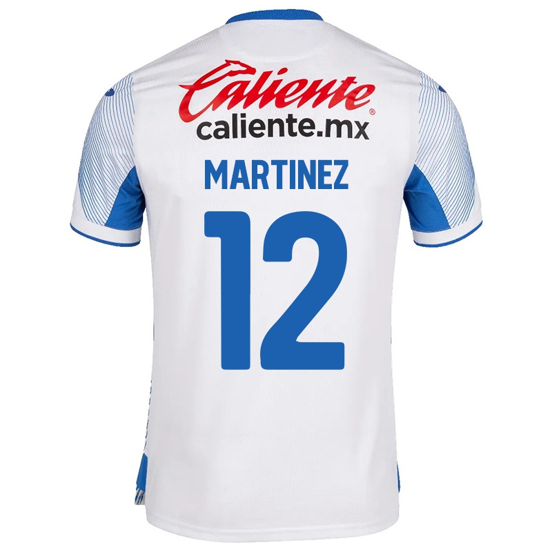 Damen Joaquin Martinez #12 Weiß Auswärtstrikot Trikot 2021/22 T-shirt