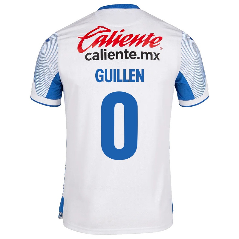 Damen Jose Guillen #0 Weiß Auswärtstrikot Trikot 2021/22 T-shirt