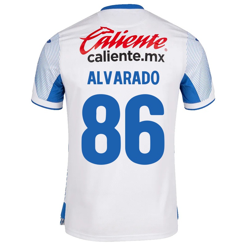 Damen Julio Alvarado #86 Weiß Auswärtstrikot Trikot 2021/22 T-shirt