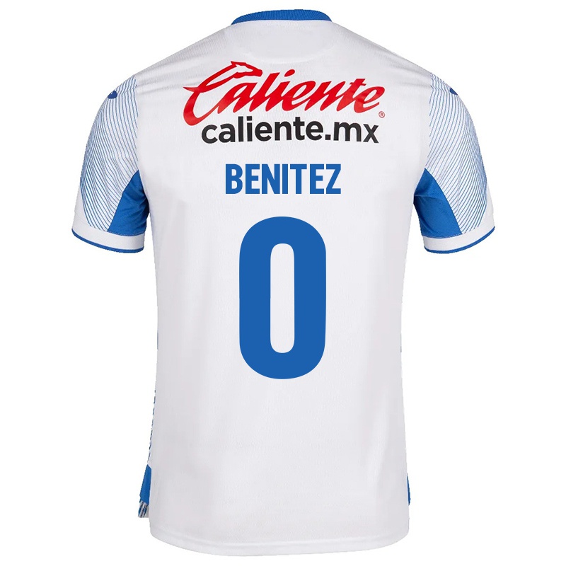 Damen Cristopher Benitez #0 Weiß Auswärtstrikot Trikot 2021/22 T-shirt