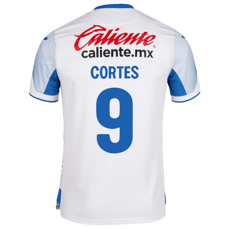 Damen Magaly Cortes #9 Weiß Auswärtstrikot Trikot 2021/22 T-shirt