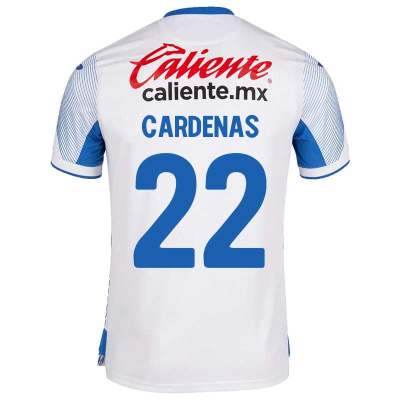 Damen Nataly Cardenas #22 Weiß Auswärtstrikot Trikot 2021/22 T-shirt
