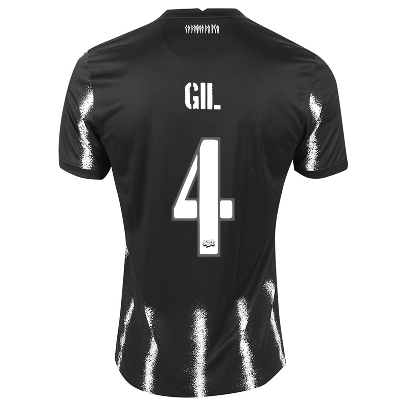 Damen Gil #4 Schwarz Auswärtstrikot Trikot 2021/22 T-shirt