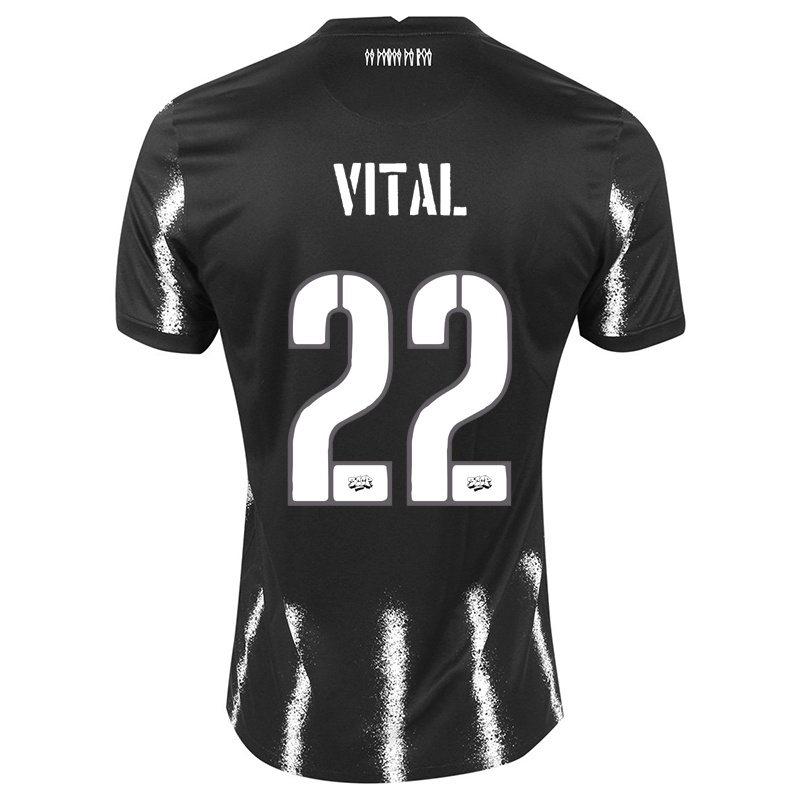 Damen Mateus Vital #22 Schwarz Auswärtstrikot Trikot 2021/22 T-shirt