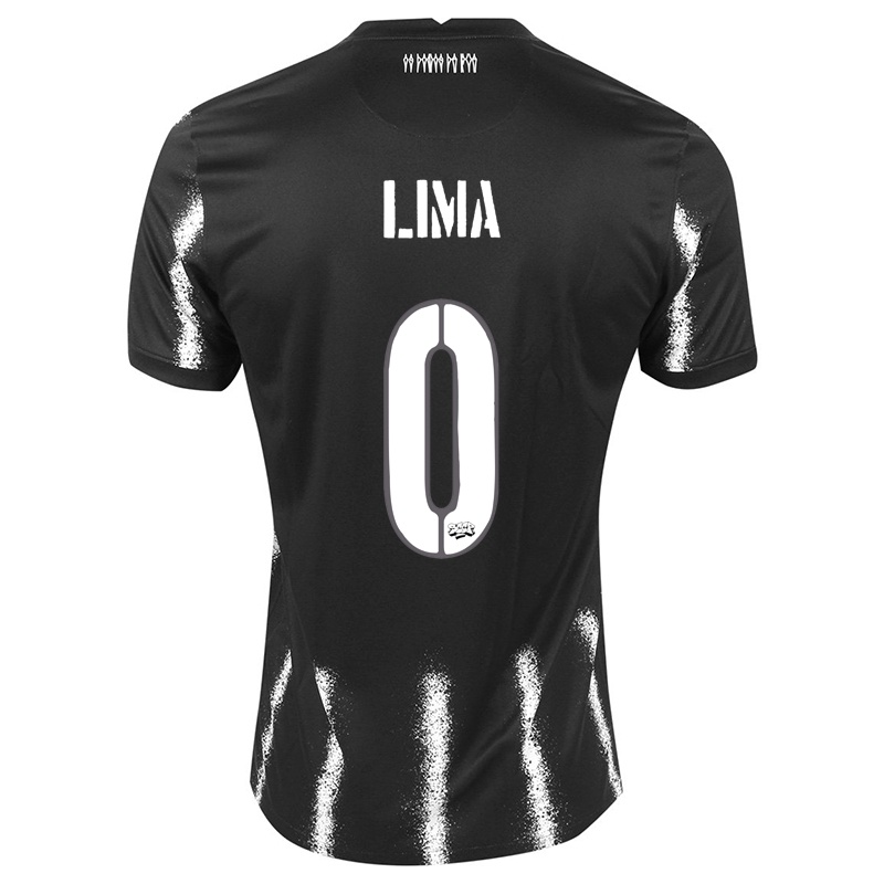 Damen Gabriel Lima #0 Schwarz Auswärtstrikot Trikot 2021/22 T-shirt
