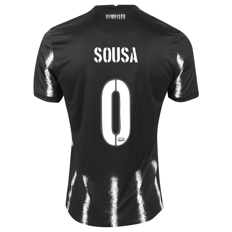 Damen Emerson Sousa #0 Schwarz Auswärtstrikot Trikot 2021/22 T-shirt