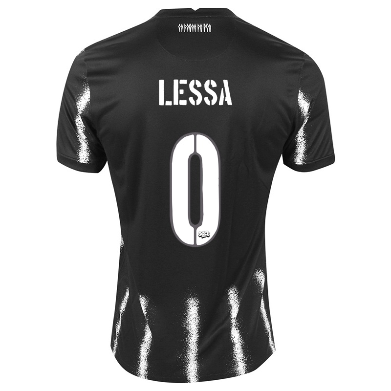 Damen John Lessa #0 Schwarz Auswärtstrikot Trikot 2021/22 T-shirt