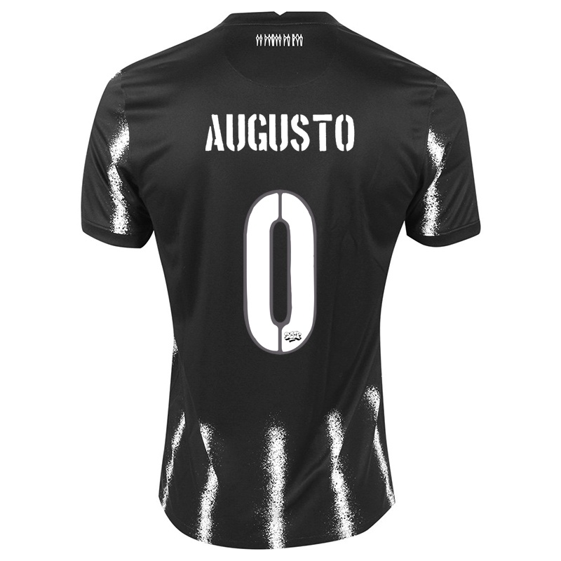 Damen Felipe Augusto #0 Schwarz Auswärtstrikot Trikot 2021/22 T-shirt