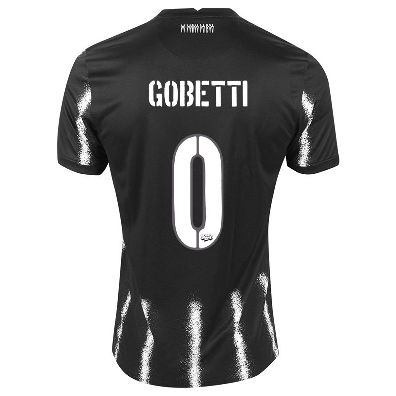 Damen Alan Gobetti #0 Schwarz Auswärtstrikot Trikot 2021/22 T-shirt